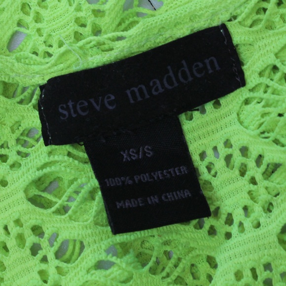 Retro Steve Madden Neon Mesh Swimsuit Coverup - Picture 6 of 6
